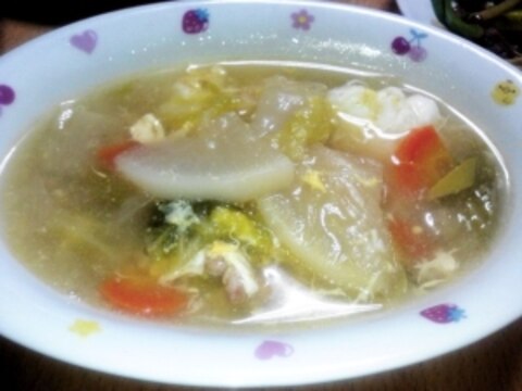 野菜がおいしい♩中華スープ